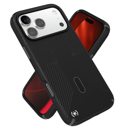 Speck Presidio2 Grip ClickLock és MagSafe tok iPhone 17 Pro Maxhoz (fekete / szürke / fehér)