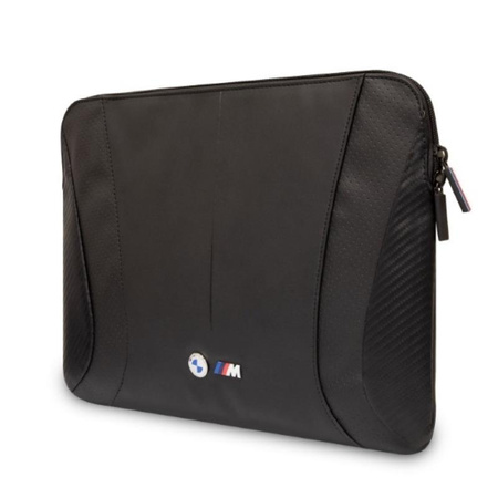 BMW Carbon&Perforiert - Notebooktasche 16" (Schwarz)