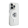 Karl Lagerfeld Karl & Choupette Glitter MagSafe - iPhone 14 Pro Tasche (Transparent)