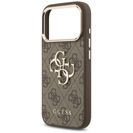 Guess 4G Big 4G Classic Logo - Case iPhone 17 Pro (Braun / Gold)