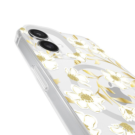 Kate Spade New York Protective Gems MagSafe - Coque pour iPhone 16 Plus (Sunshine Floral)