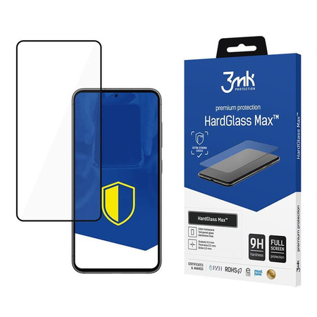 3mk HardGlass Max - Tvrzené sklo pro Samsung Galaxy S24 FE (Black)