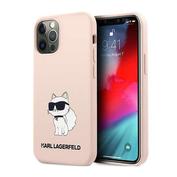 Karl Lagerfeld szilikon NFT Choupette - iPhone 12 / iPhone 12 Pro tok (rózsaszín)