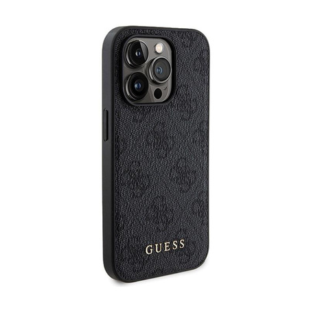 Guess Bundle Pack MagSafe 4G Metal Gold Logo - Case Set + Power Bank 5000mAh MagSafe iPhone 13 Pro Max (black)