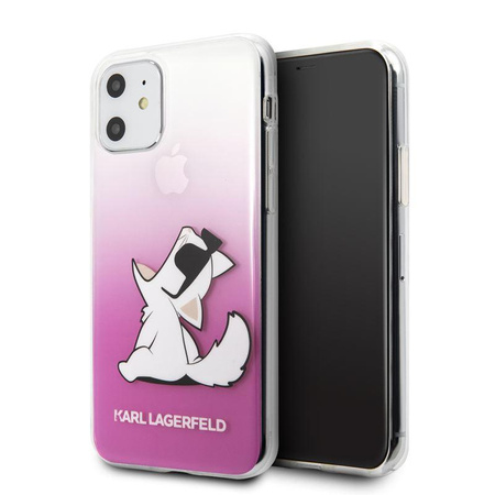 Karl Lagerfeld Choupette Fun Sunglasses - Etui iPhone 11 (różowy)