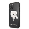 Karl Lagerfeld Double Layers Glitter Head - iPhone 11 Pro Case (Black)