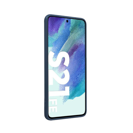 Crong Color Cover - Étui Samsung Galaxy S21 FE (bleu marine)