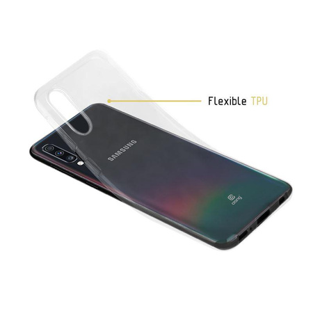 Crong Crystal Slim Hülle - Samsung Galaxy A70 Gehäuse (Transparent)