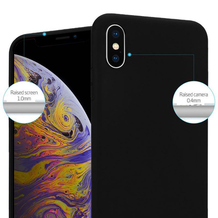 Crong Soft Skin Cover - Coque pour iPhone Xs Max (noir)