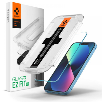 Spigen Glas.TR EZ Fit - Tvrzené sklo pro Apple iPhone 16e / iPhone 14 / iPhone 13 / iPhone 13 Pro