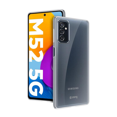 Crong Crystal Slim Cover - Samsung Galaxy M52 5G tok (átlátszó)