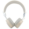 Guess Grained Classic Round Shape - Bluetooth ENC drahtlose In-Ear-Kopfhörer (beige)