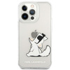 Karl Lagerfeld Choupette Fun Sunglasses - Etui iPhone 14  Pro (przezroczysty)