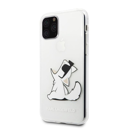 Karl Lagerfeld Choupette Fun Sunglasses - pouzdro pro iPhone 11 Pro (průhledné)