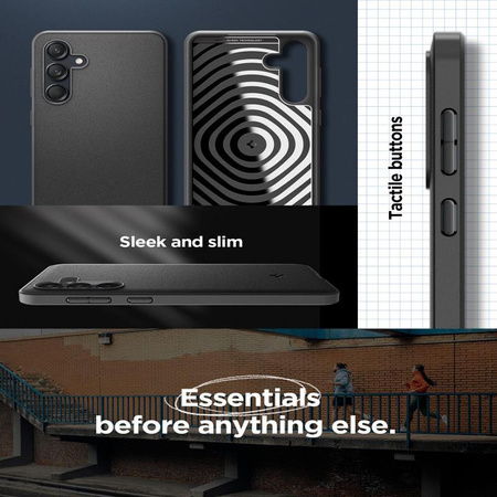 Spigen Essential SandBlast - pouzdro pro Samsung Galaxy M55 5G (matně černé)