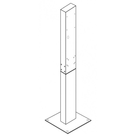 Green Cell - GC EV Stand mounting post for Wallbox electric car charging station