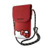 Hello Kitty Leather Hiding Kitty Cord - Handytasche (rot)