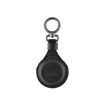 Klíčenka Moshi AirTag - Prémiová klíčenka pro Apple AirTag (Jet Black)