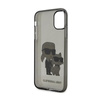Karl Lagerfeld IML Glitter Karl & Choupette - iPhone 11 Case (black)