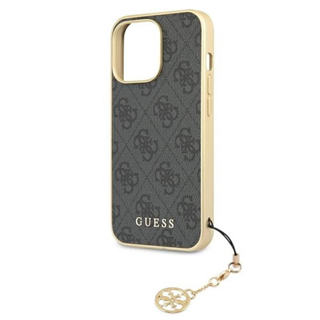 Kolekce Guess 4G Charms - pouzdro pro iPhone 13 Pro (šedé)