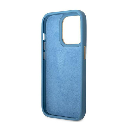 Guess 4G Metal Camera Outline Case - iPhone 14 Pro Max Case (blue)