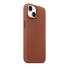 Apple Leather Case - Étui en cuir avec MagSafe pour iPhone 14 (umbra)