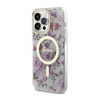 Guess Flower MagSafe - pouzdro pro iPhone 14 Pro Max (průhledné)