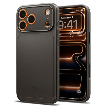 ETUI DO IPHONE 17 PRO MAX SPIGEN THIN FIT ORYGINALNE SZARE ELEGANCKIE