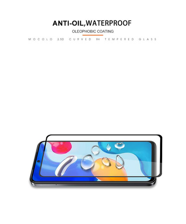 Mocolo 2.5D Full Glue Glass - Szkło ochronne Xiaomi Redmi Note 11 / 11S