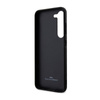 BMW Leather Textured & Stripe - pouzdro pro Samsung Galaxy S23 (Black)