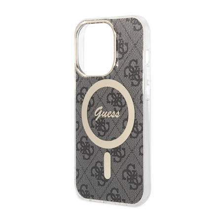 Guess 4G MagSafe - iPhone 14 Pro Tasche (Schwarz)