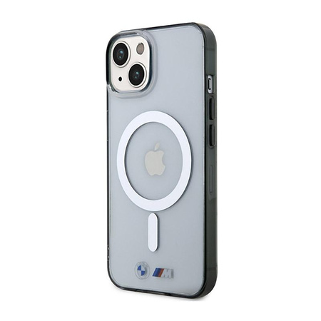 BMW Silberring MagSafe - iPhone 14 Tasche (Transparent)