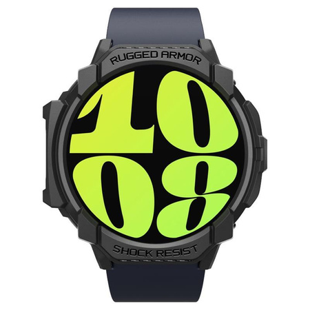 Spigen Rugged Armor - Gehäuse für Samsung Galaxy Watch 7 44 mm (Mattschwarz)