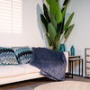 Flannel blanket 200x150cm (blue)