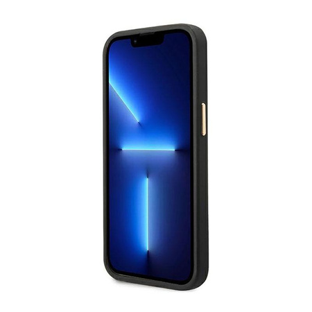 Guess 4G Logólemez MagSafe - iPhone 14 Plus tok (fekete)