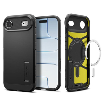 ETUI DO IPHONE AIR do MAGSAFE SPIGEN TOUGH ARMOR ORYGINALNE CZARNE CASE