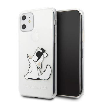 Karl Lagerfeld Choupette Fun Sunglasses - pouzdro na iPhone 11 (průhledné)