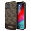 Guess 4G Bottom Stripe Collection - iPhone 12 Pro Max Case (brown)