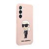 Karl Lagerfeld Silicone NFT Ikonik - pouzdro pro Samsung Galaxy S23+ (růžové)