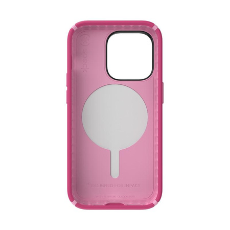 Speck Presidio2 Pro MagSafe - Antybakteryjne etui iPhone 14 Pro (Digitalpink / Blossompink / White)