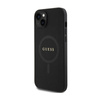 Guess Saffiano MagSafe - Étui pour iPhone 15 Plus (noir)