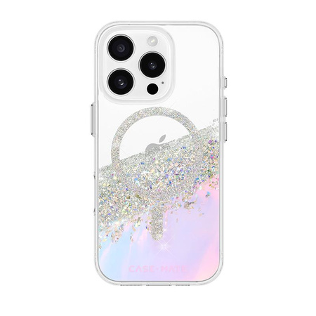 Pouzdro Karat MagSafe - iPhone 16 Pro (holografická mýdlová bublina)