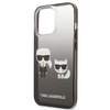 Karl Lagerfeld Gradient Ikonik Karl & Choupette - Etui iPhone 13 Pro Max (czarny)