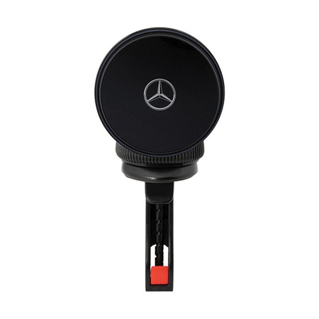 Mercedes Silver Star MagSafe - Magnetický držák do auta s 15W bezdrátovým nabíjením (černý)