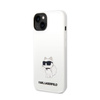 Karl Lagerfeld szilikon NFT Choupette - iPhone 14 Plus tok (fehér)