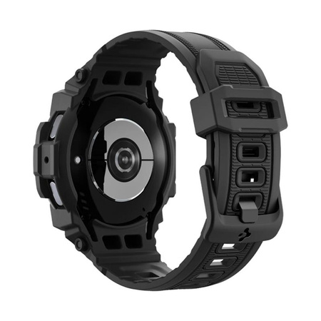 Spigen Rugged Armor Pro - Armband + Tasche für Samsung Galaxy Watch 7 40 mm (Mattschwarz)