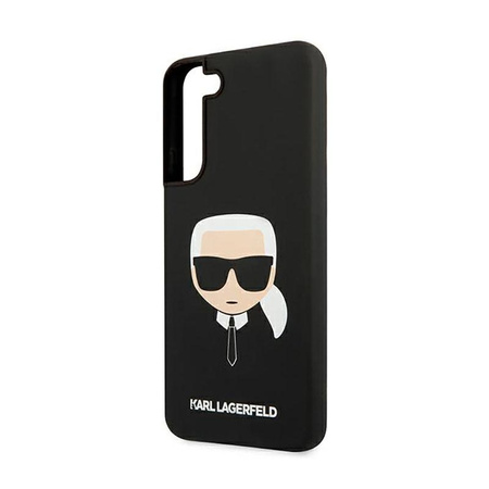 Karl Lagerfeld szilikon Ikonik Karl`s Head - Samsung Galaxy S22+ tok (fekete)