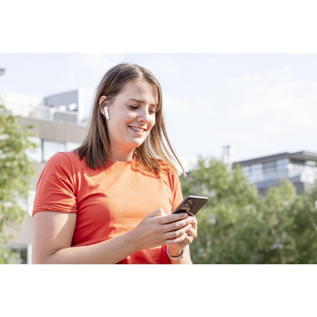 Trust Primo Touch - bezdrátová sluchátka Bluetooth (bílá)