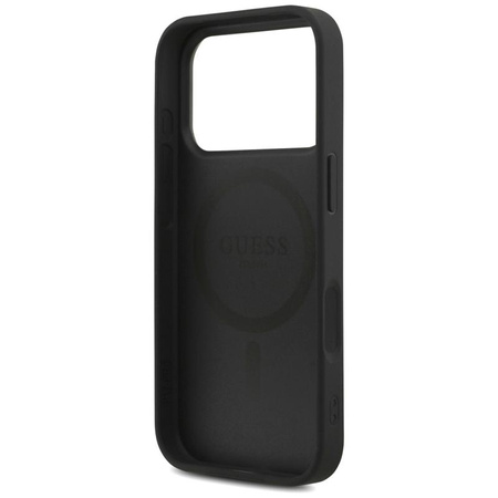 Guess 4G Strap Triangle Logo MagSafe - Case iPhone 17 Pro (black)