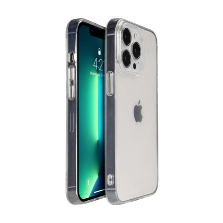 Crong Crystal Slim Cover - Coque pour iPhone 13 Pro (Transparent)